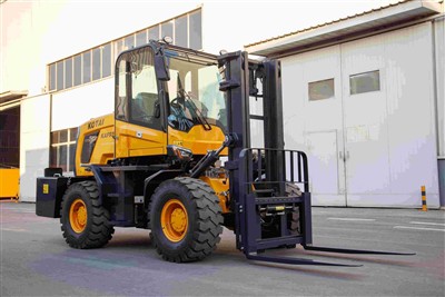 Réamhrá ar KAF932 Tiomántán ceithre-roth Forklift easbhót...